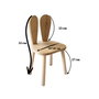 Hanah Home Bunny Chair - Marrón
